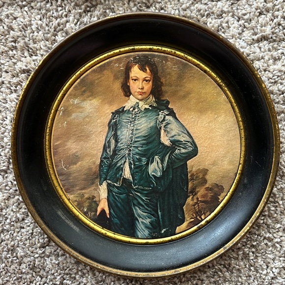 Set of 4 Vintage Tin Plates by Fabcraft - Picture 9 of 10